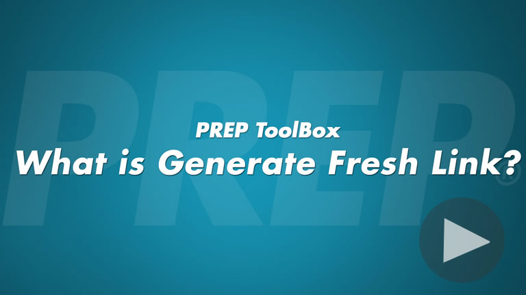What is Generate Fresh Link?